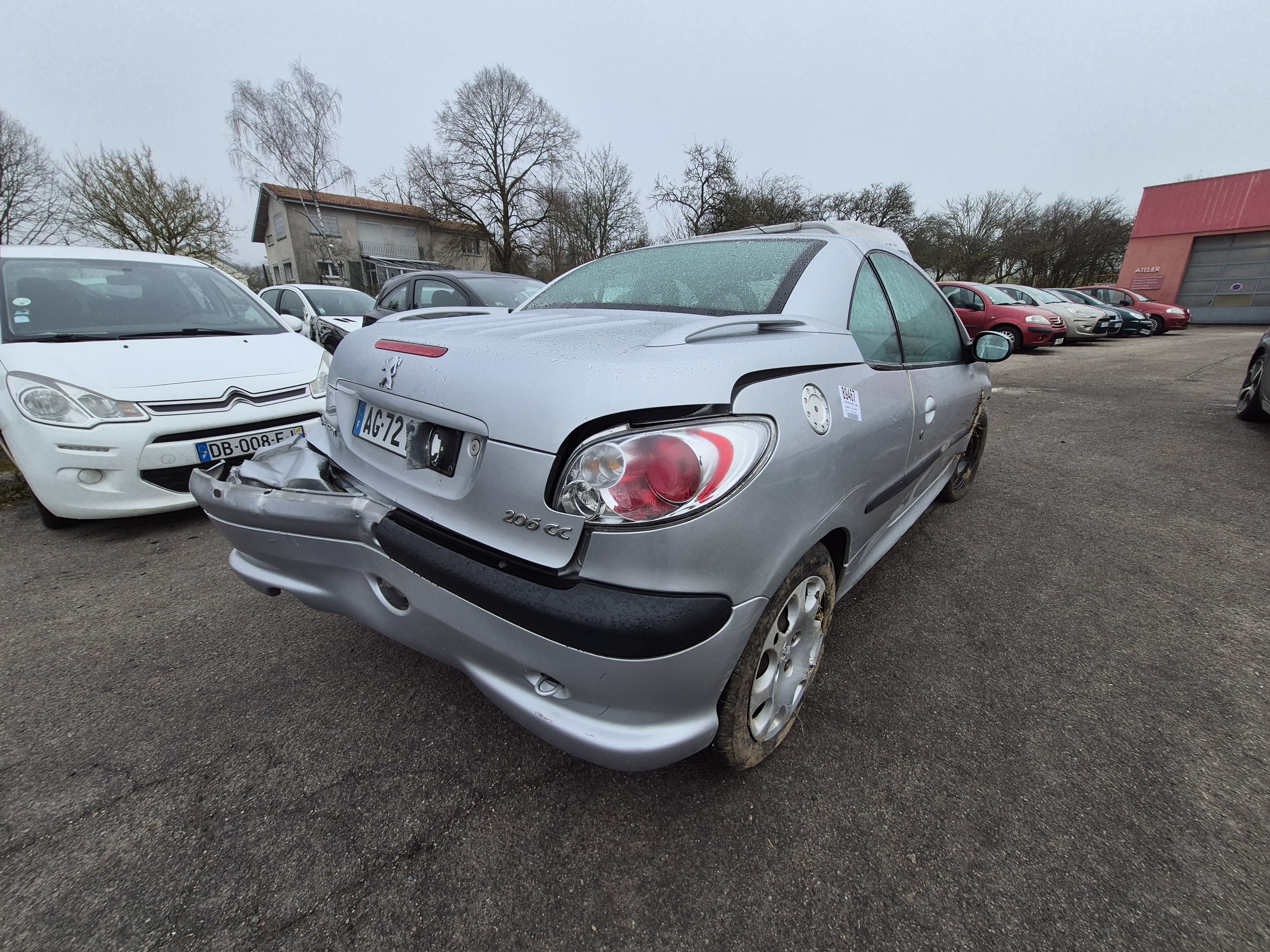 Optique avant principal gauche (feux)(phare) pour PEUGEOT 206 PHASE 1 CABRIOLET Optique avant principal gauche (feux)(phare) pour PEUGEOT 206 PHASE 1 CABRIOLET