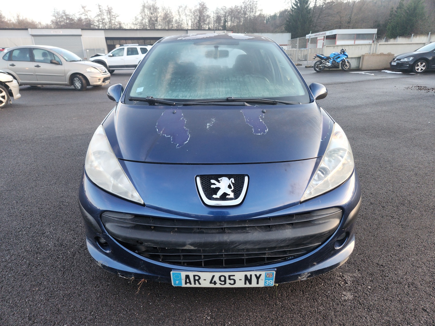 Aile avant droit pour PEUGEOT 207 PHASE 1 Aile avant droit pour PEUGEOT 207 PHASE 1