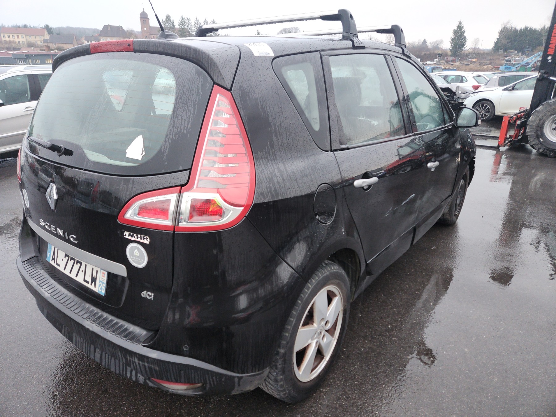 Pare-chocs Arrière D'origine Pour Renault Scénic 3 Court (12/2011 à 03/2013) - Occasion, Impacts