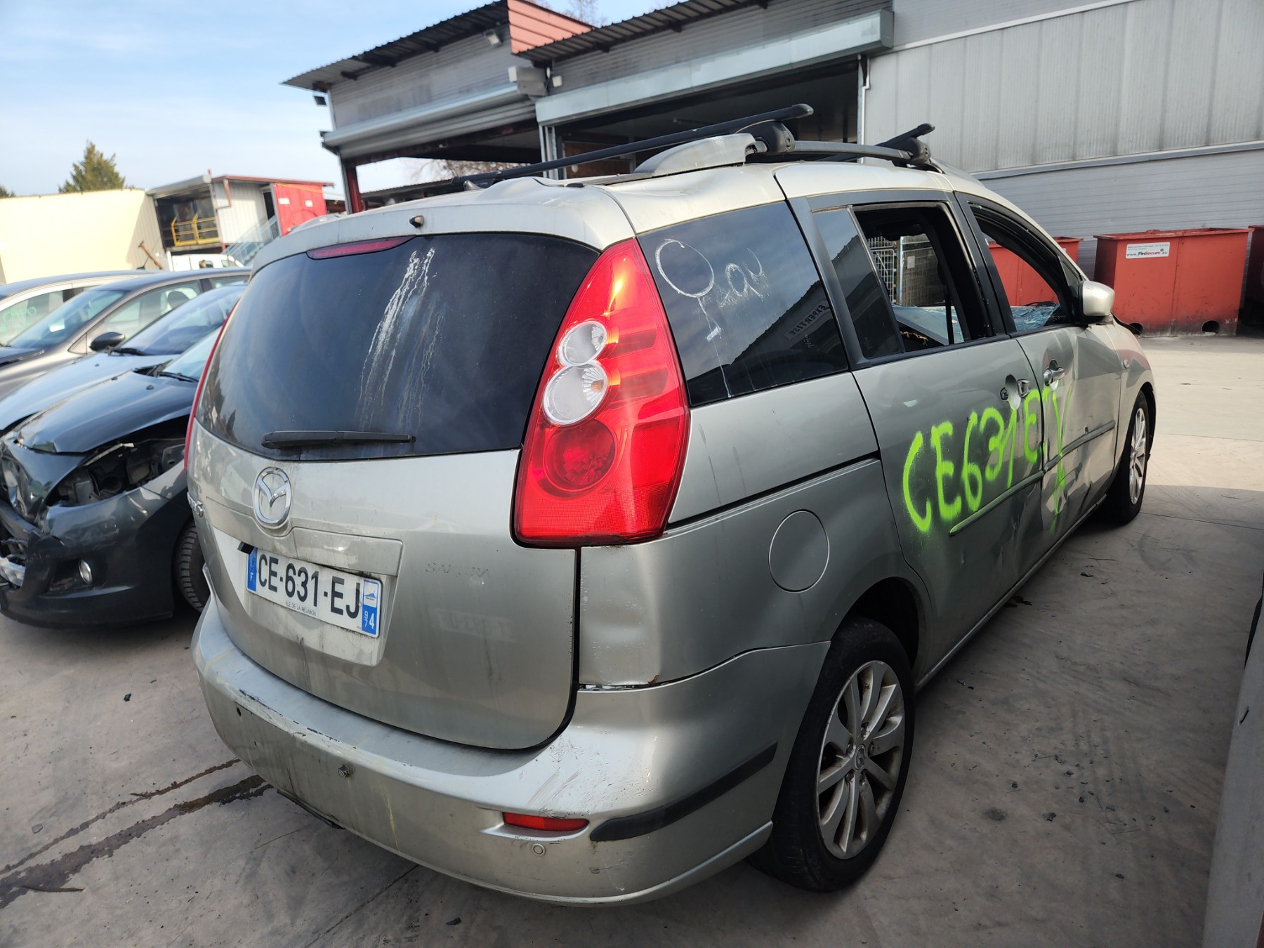 Feu arriere principal gauche (feux) pour MAZDA 5 1 PHASE 1 Feu arriere principal gauche (feux) pour MAZDA 5 1 PHASE 1