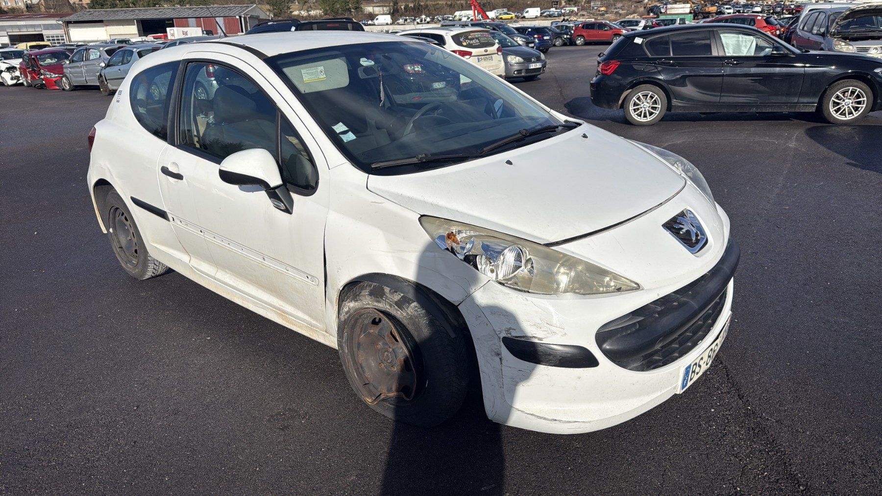 Aile avant gauche pour PEUGEOT 207 PHASE 1 Aile avant gauche pour PEUGEOT 207 PHASE 1