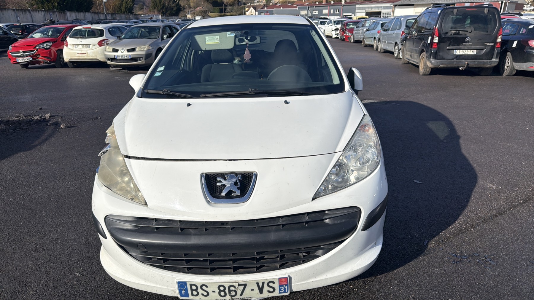 Aile avant gauche pour PEUGEOT 207 PHASE 1 Aile avant gauche pour PEUGEOT 207 PHASE 1