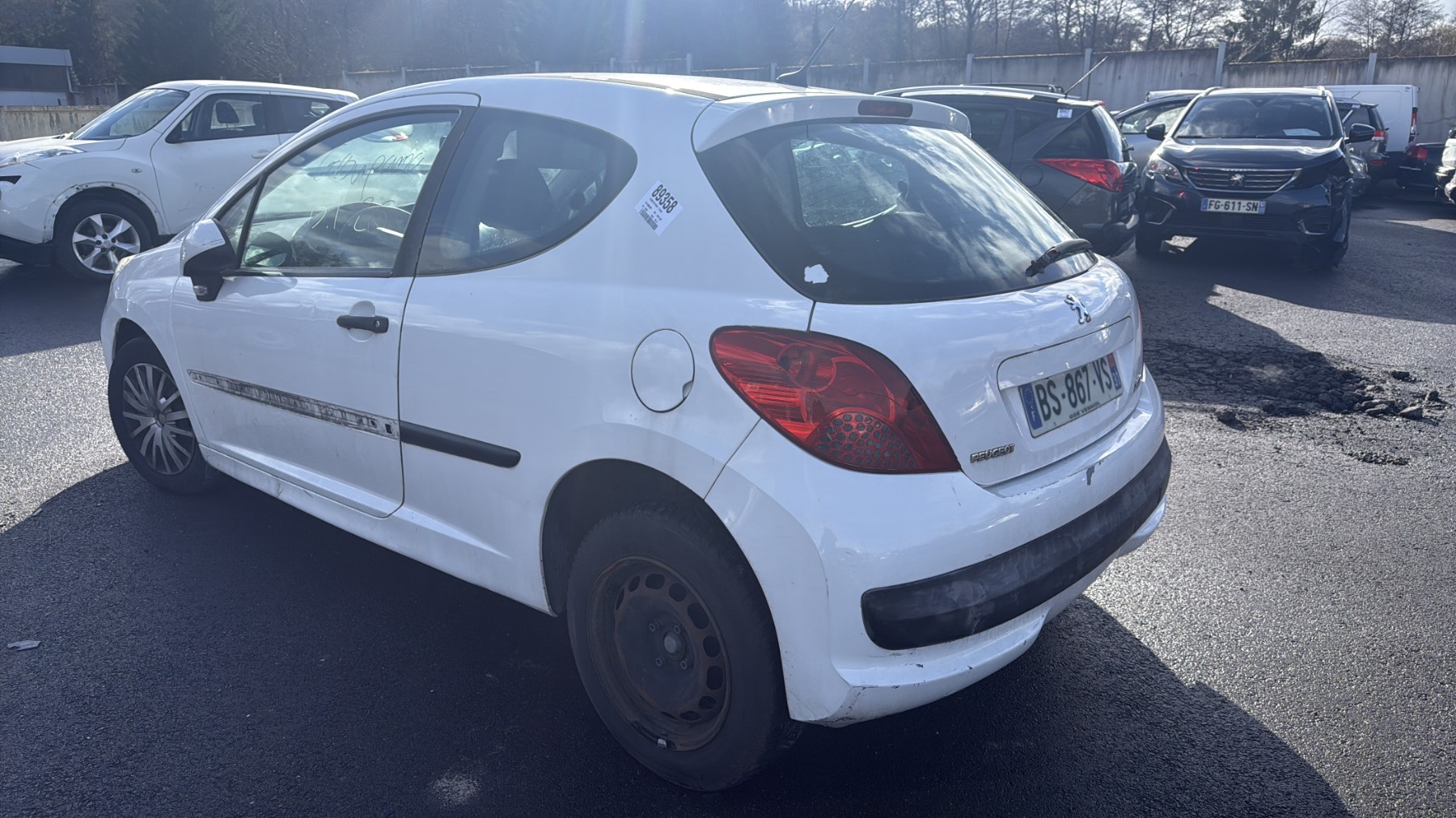 Aile avant gauche pour PEUGEOT 207 PHASE 1 Aile avant gauche pour PEUGEOT 207 PHASE 1