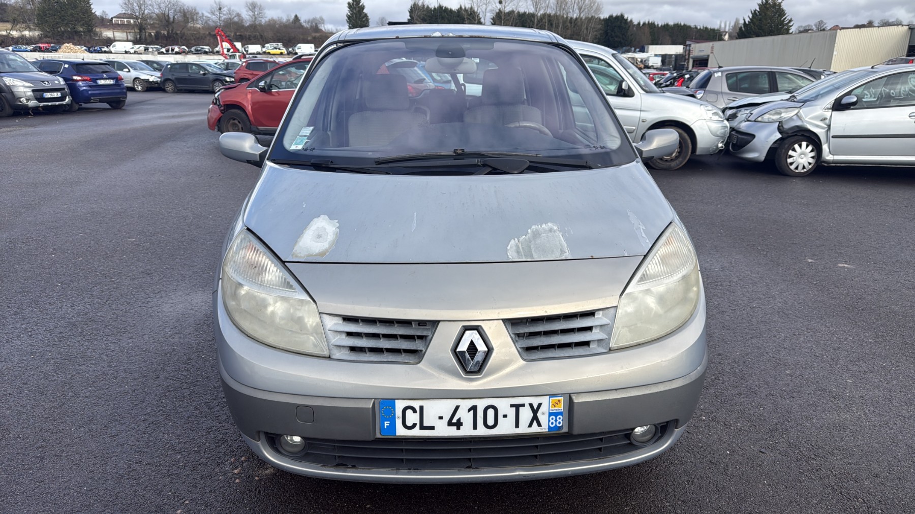Vitre avant gauche pour RENAULT GRAND SCENIC 2 PHASE 1 Vitre avant gauche pour RENAULT GRAND SCENIC 2 PHASE 1