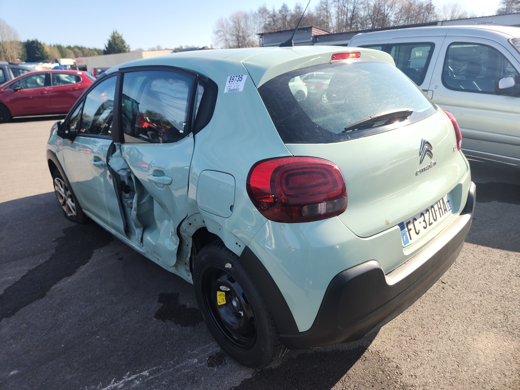 Extension d'aile arriere droit pour CITROEN C3 3 PHASE 1 Extension d'aile arriere droit pour CITROEN C3 3 PHASE 1