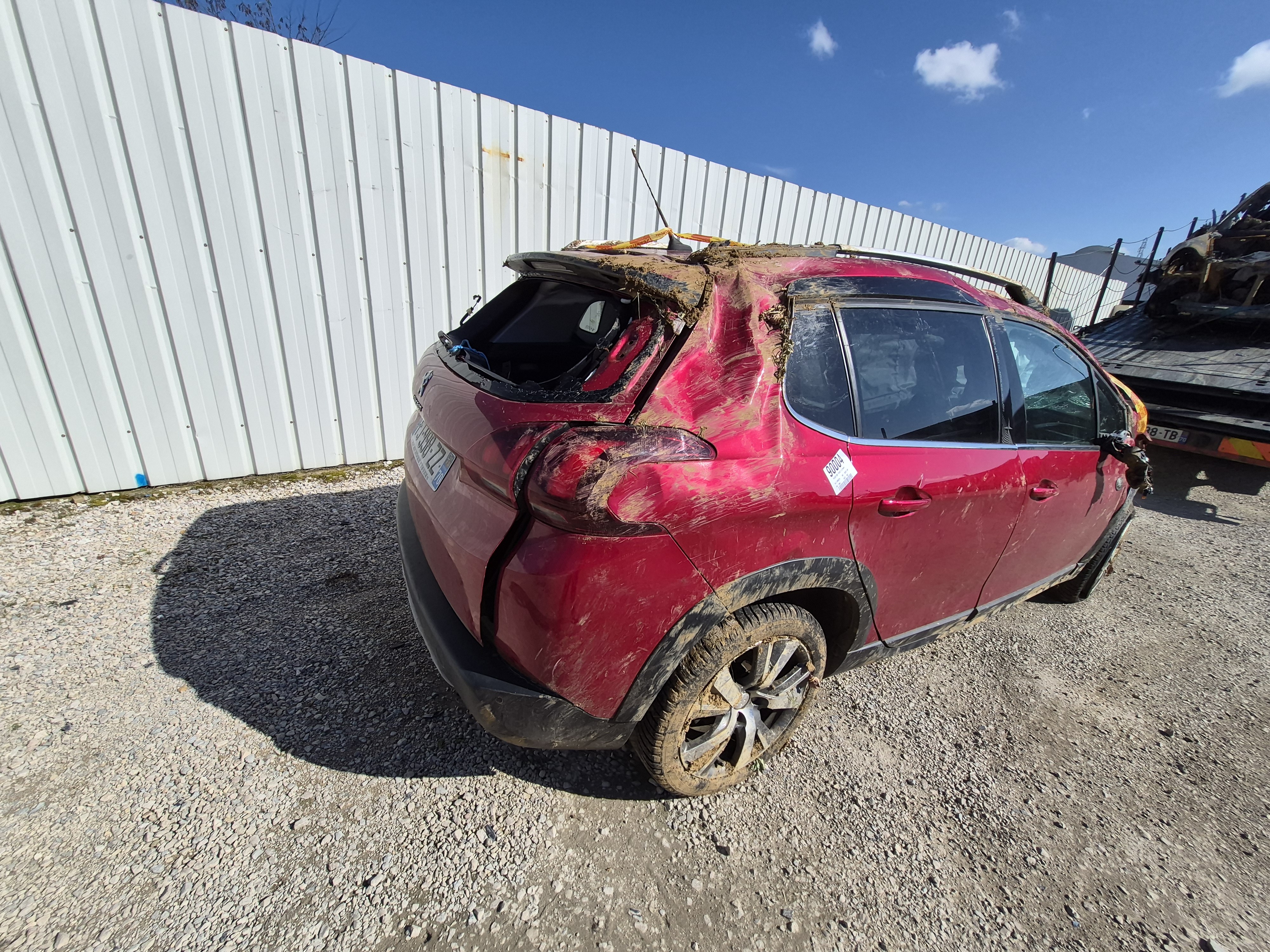 Extension d'aile arriere droit pour PEUGEOT 2008 1 PHASE 2 Extension d'aile arriere droit pour PEUGEOT 2008 1 PHASE 2