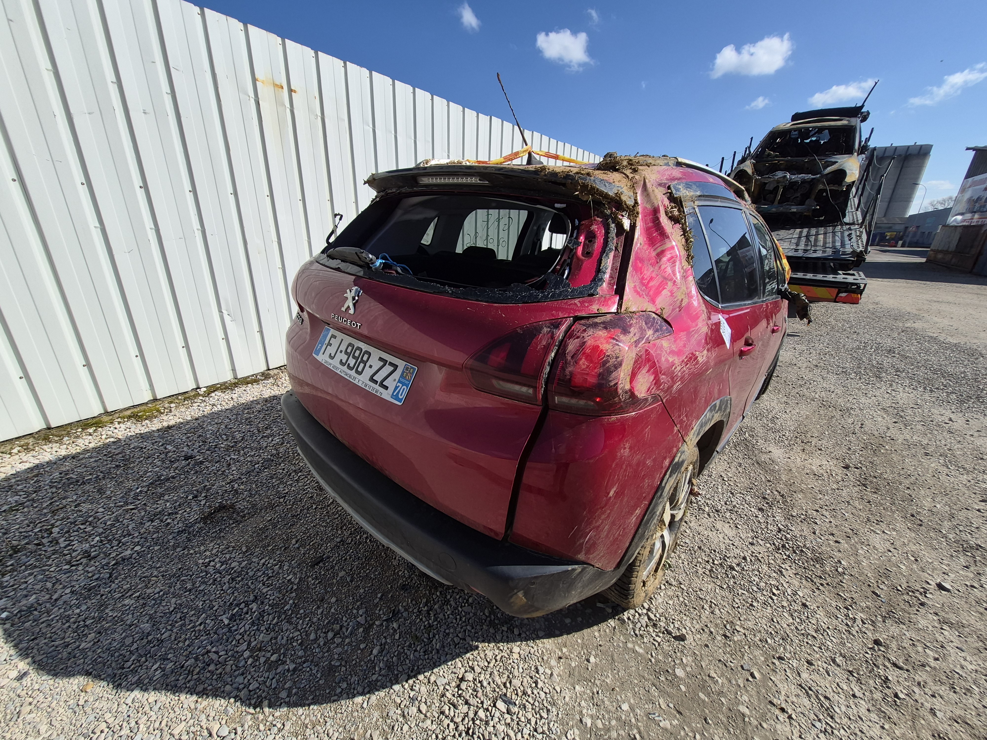Extension d'aile arriere droit pour PEUGEOT 2008 1 PHASE 2 Extension d'aile arriere droit pour PEUGEOT 2008 1 PHASE 2