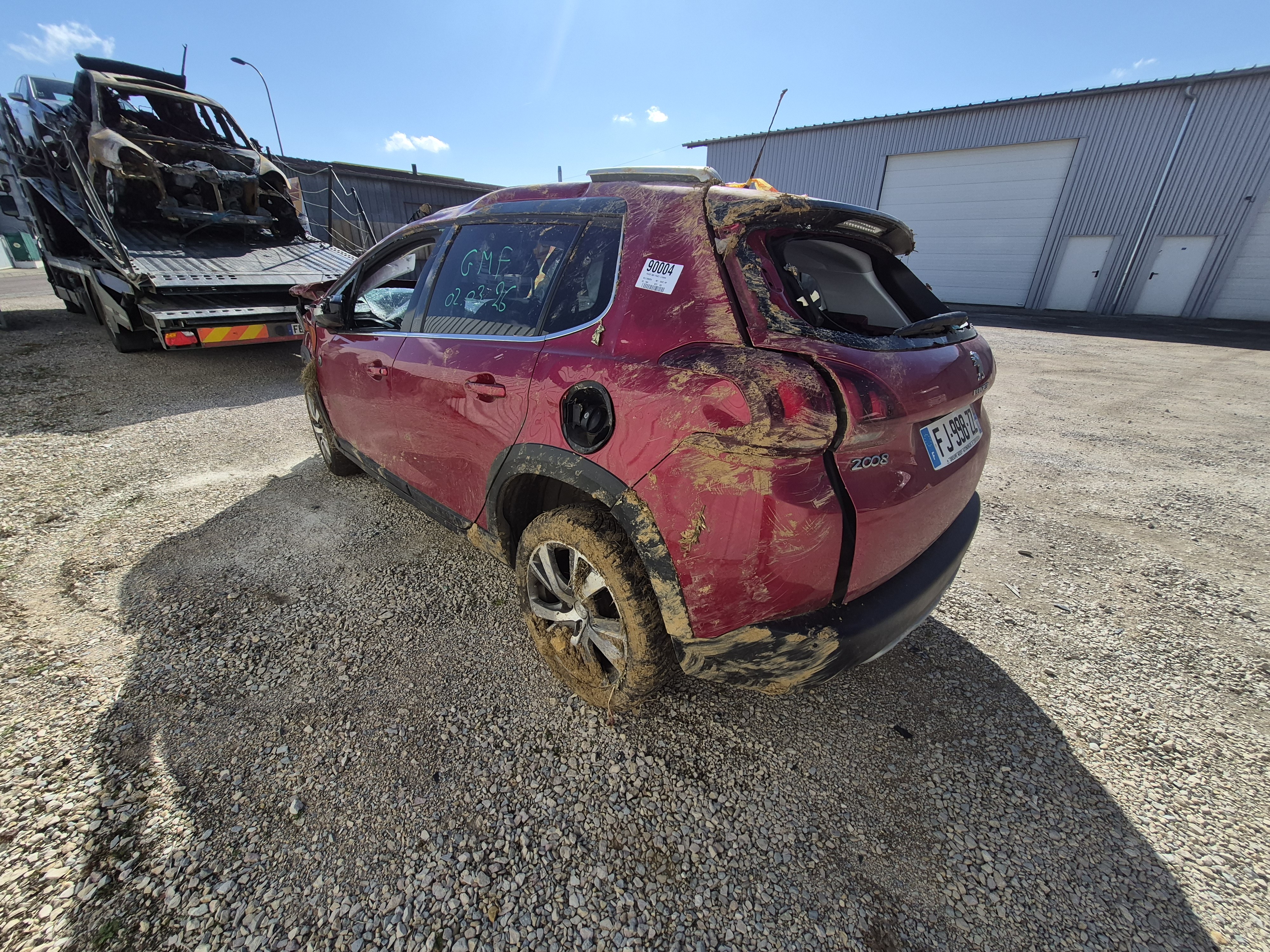 Extension d'aile arriere droit pour PEUGEOT 2008 1 PHASE 2 Extension d'aile arriere droit pour PEUGEOT 2008 1 PHASE 2