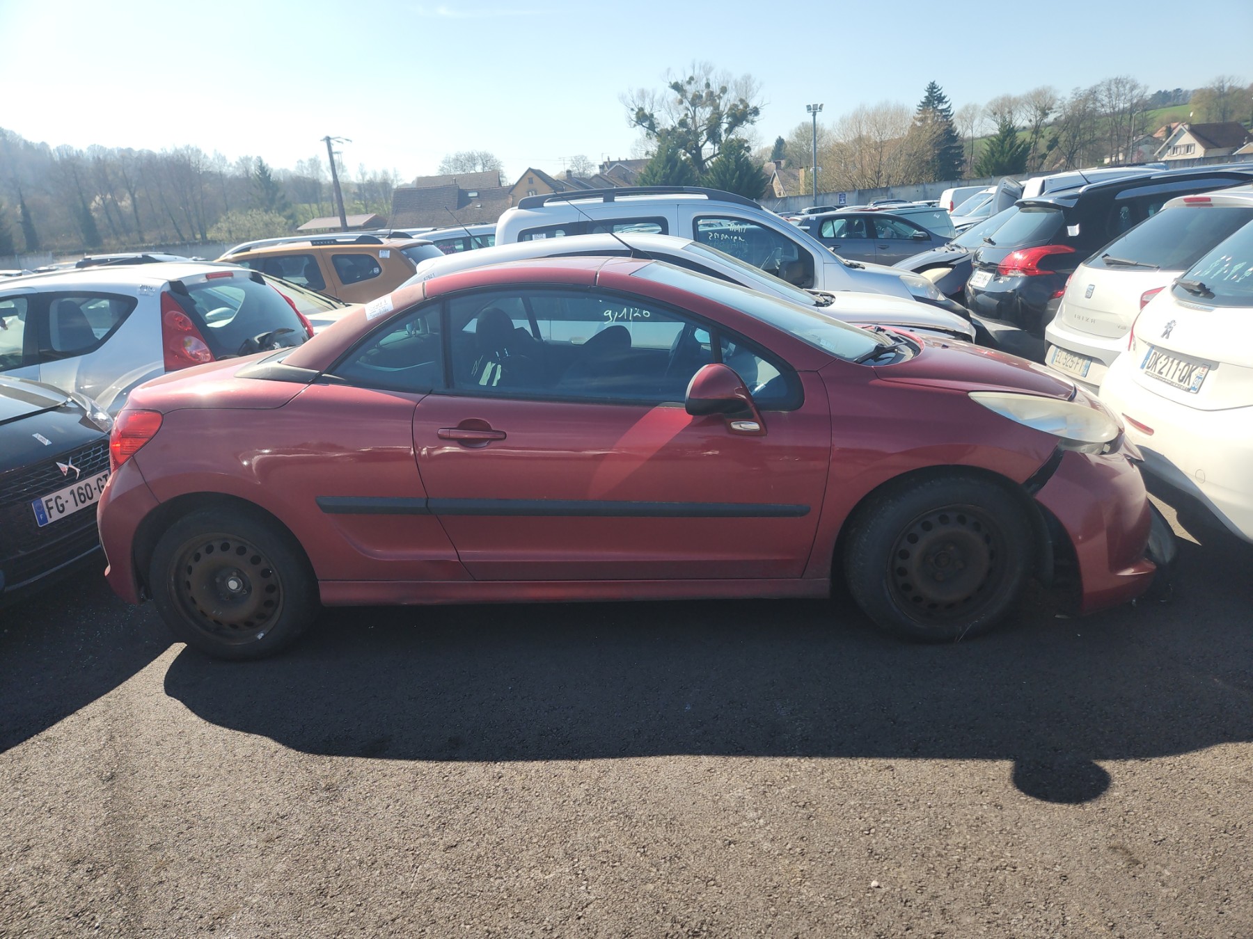 Retroviseur droit pour PEUGEOT 207 PHASE 1 CABRIOLET Retroviseur droit pour PEUGEOT 207 PHASE 1 CABRIOLET