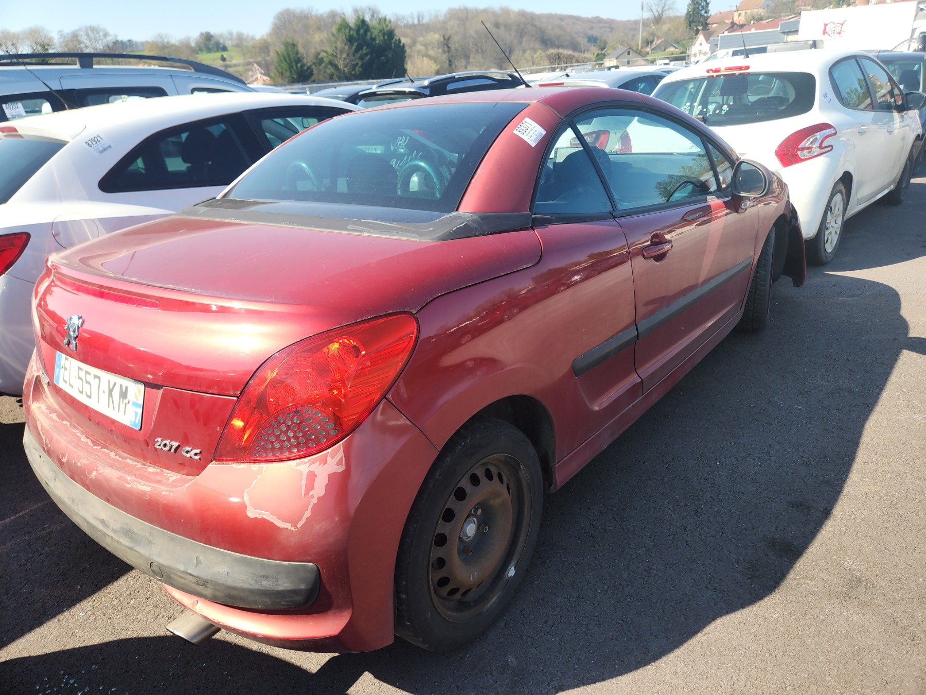 Retroviseur droit pour PEUGEOT 207 PHASE 1 CABRIOLET Retroviseur droit pour PEUGEOT 207 PHASE 1 CABRIOLET