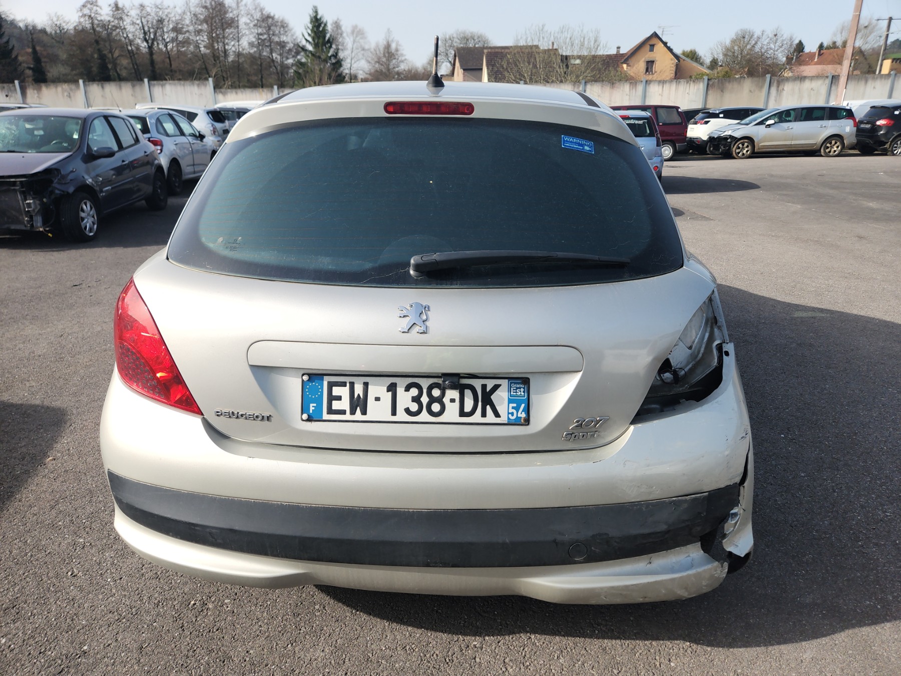 Optique avant principal gauche (feux)(phare) pour PEUGEOT 207 PHASE 1 Optique avant principal gauche (feux)(phare) pour PEUGEOT 207 PHASE 1