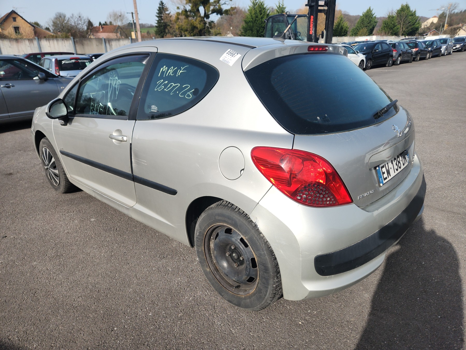 Optique avant principal gauche (feux)(phare) pour PEUGEOT 207 PHASE 1 Optique avant principal gauche (feux)(phare) pour PEUGEOT 207 PHASE 1