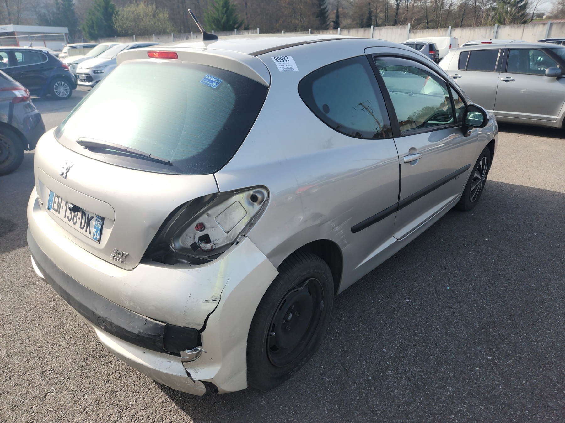 Optique avant principal gauche (feux)(phare) pour PEUGEOT 207 PHASE 1 Optique avant principal gauche (feux)(phare) pour PEUGEOT 207 PHASE 1