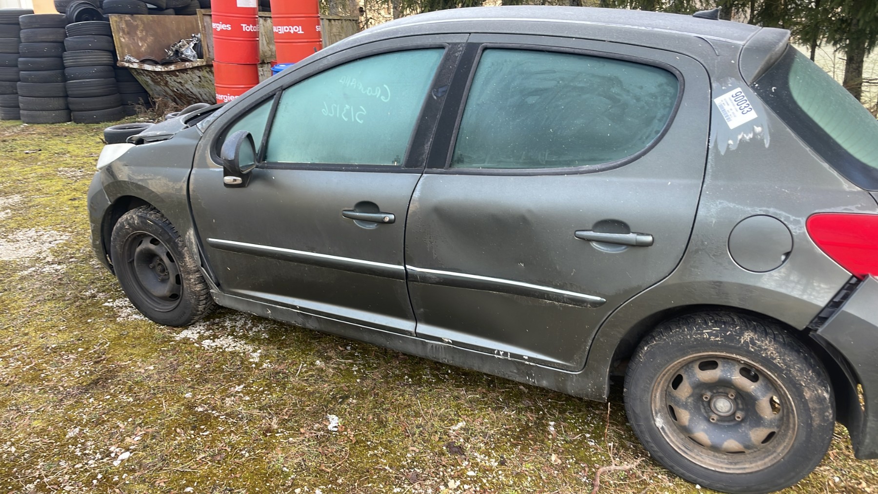Pare choc arriere pour PEUGEOT 207 PHASE 1 Pare choc arriere pour PEUGEOT 207 PHASE 1