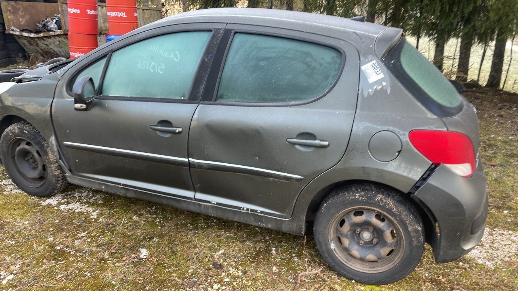 Pare choc arriere pour PEUGEOT 207 PHASE 1 Pare choc arriere pour PEUGEOT 207 PHASE 1