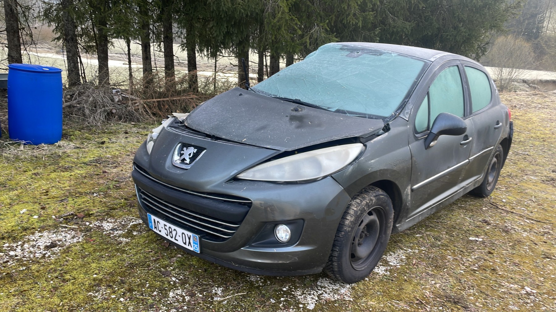 Pare choc arriere pour PEUGEOT 207 PHASE 1 Pare choc arriere pour PEUGEOT 207 PHASE 1