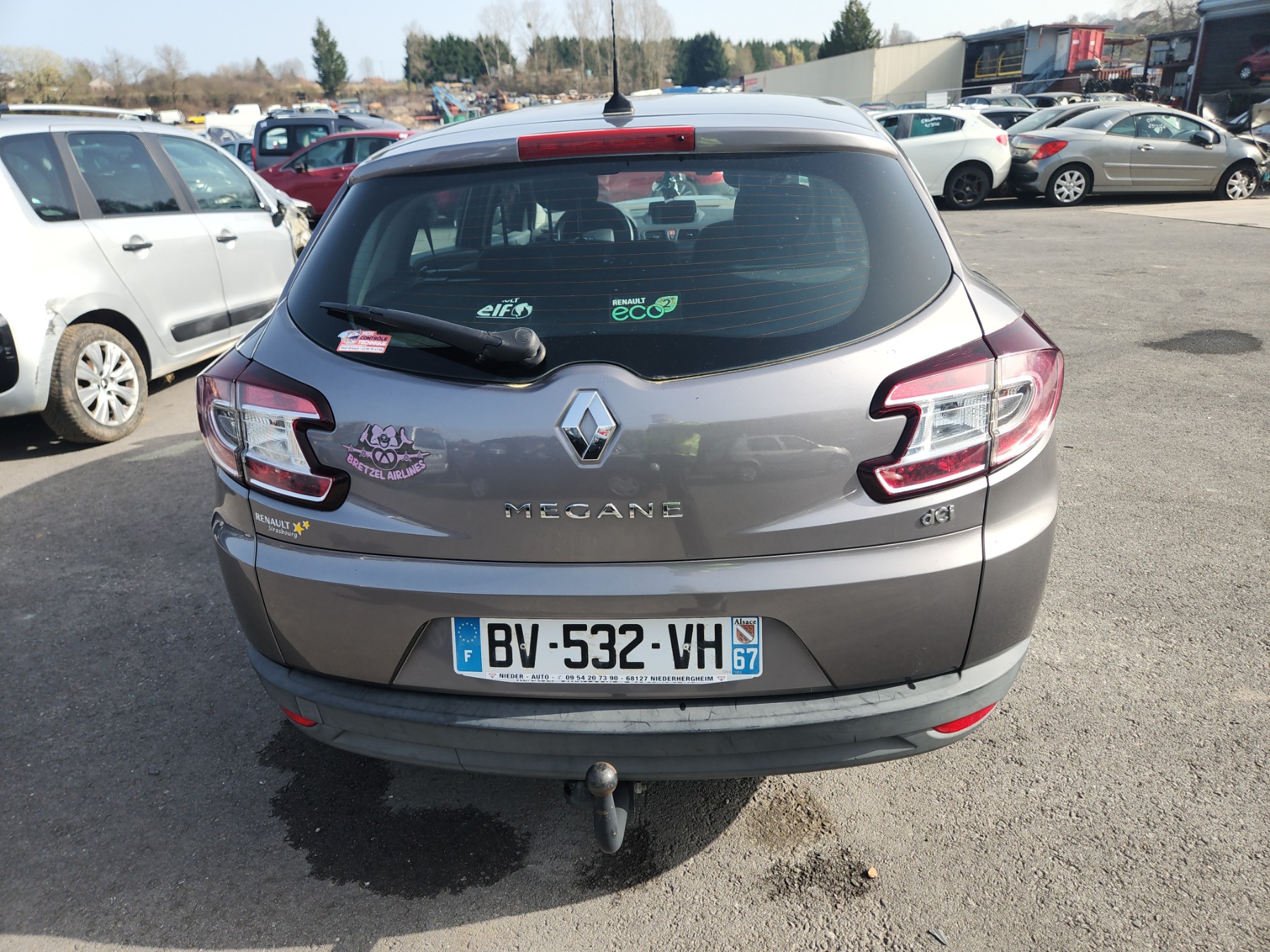 Pare choc arriere pour RENAULT MEGANE 3 PHASE 1 BREAK Pare choc arriere pour RENAULT MEGANE 3 PHASE 1 BREAK