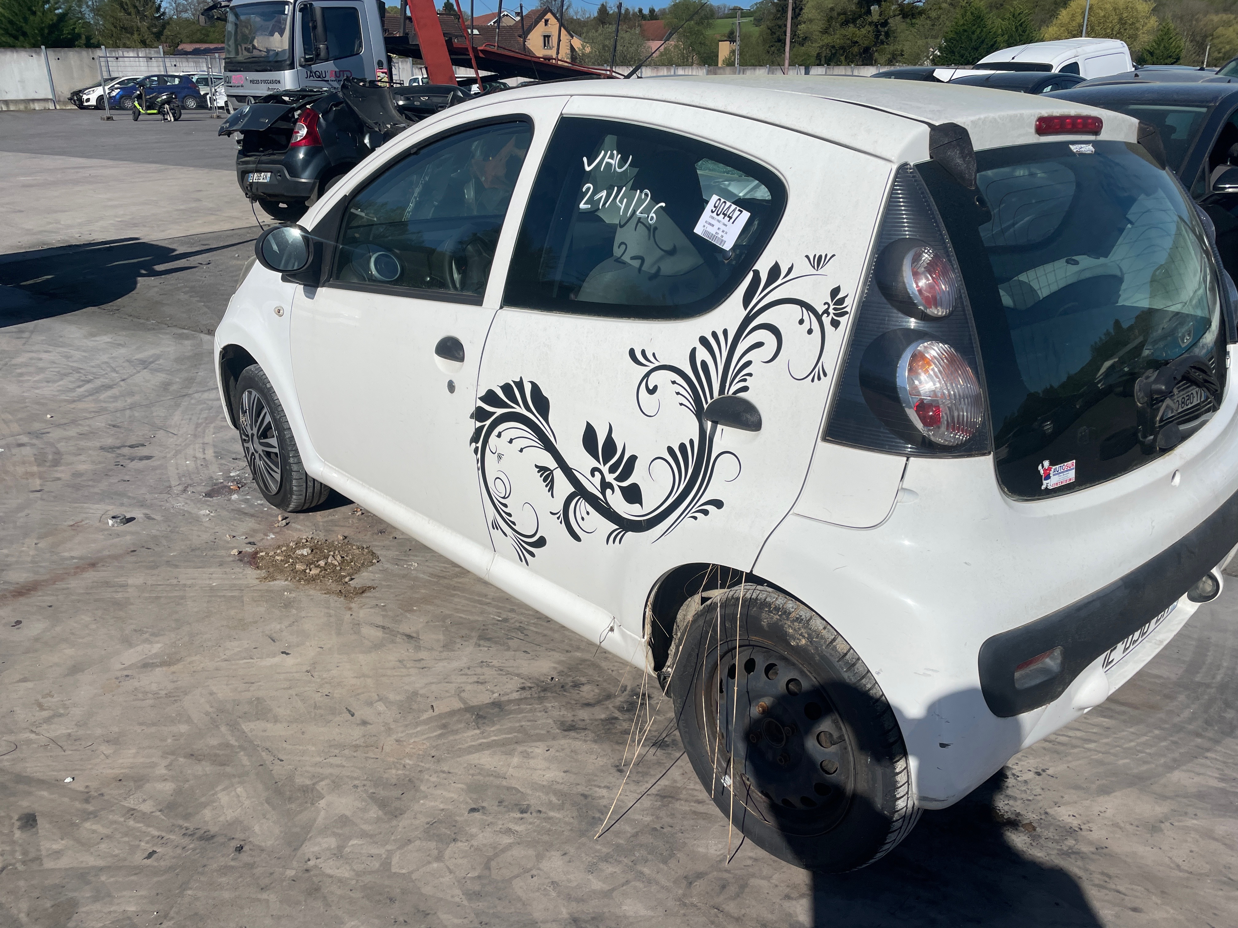 Aile avant droit pour CITROEN C1 1 PHASE 1 Aile avant droit pour CITROEN C1 1 PHASE 1