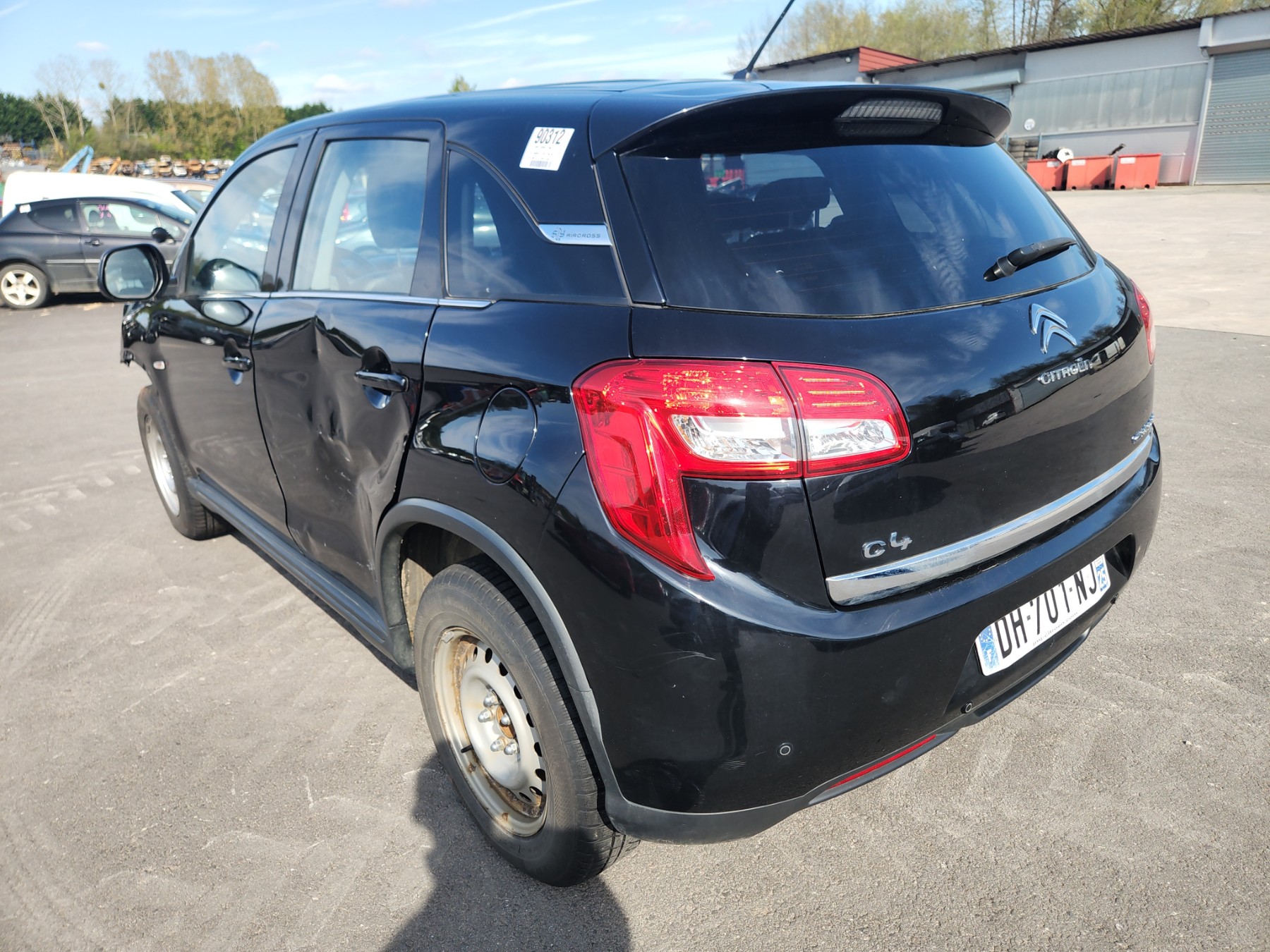 Extension d'aile arriere droit pour CITROEN C4 AIRCROSS Extension d'aile arriere droit pour CITROEN C4 AIRCROSS