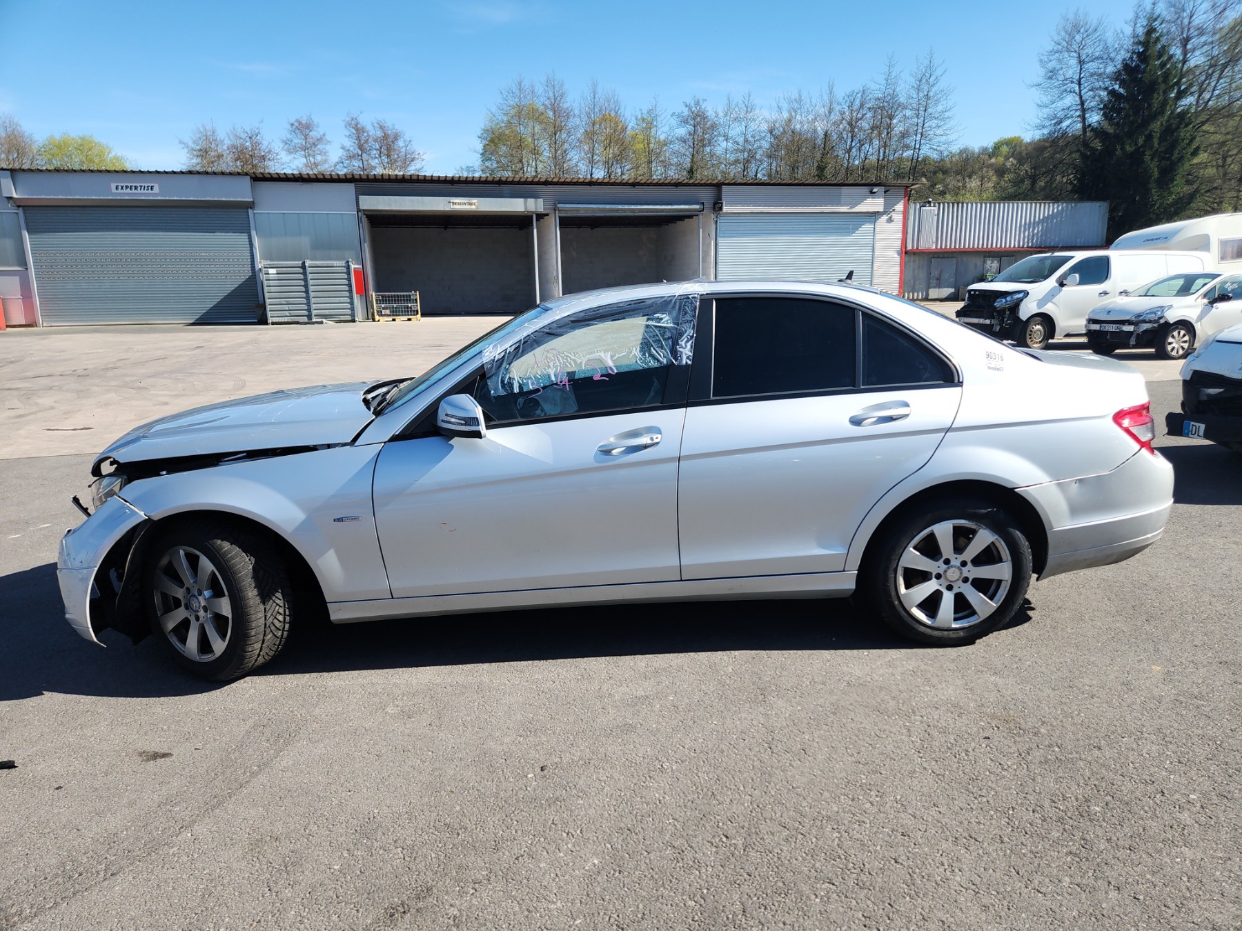 Porte arriere gauche pour MERCEDES CLASSE C 204 PHASE 1 Porte arriere gauche pour MERCEDES CLASSE C 204 PHASE 1