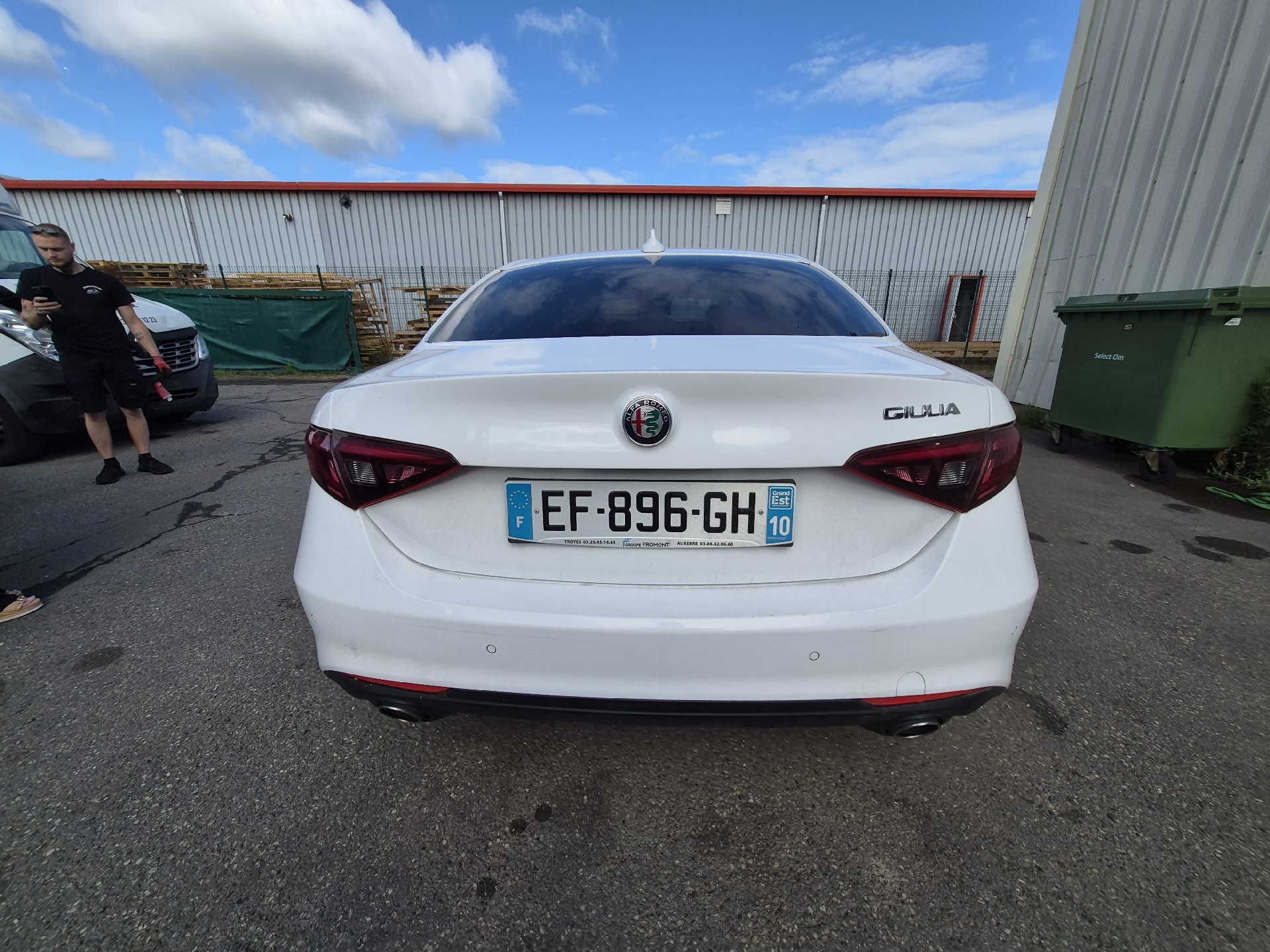 Pare choc arriere pour ALFA ROMEO GIULIA 2 PHASE 1 Pare choc arriere pour ALFA ROMEO GIULIA 2 PHASE 1