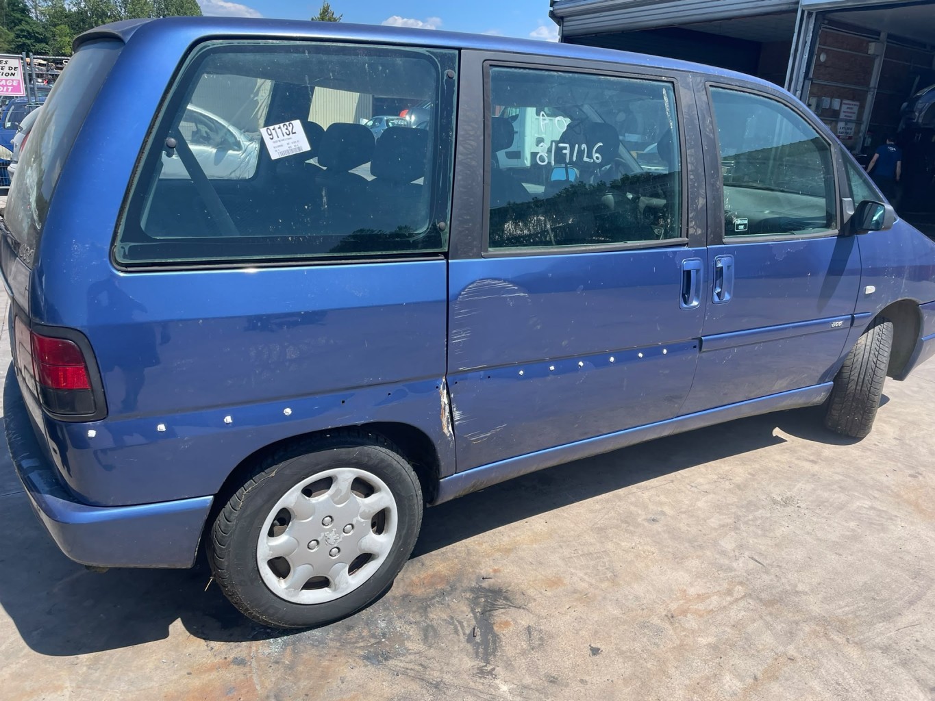 Malle/Hayon arriere pour PEUGEOT 806 PHASE 2 Malle/Hayon arriere pour PEUGEOT 806 PHASE 2