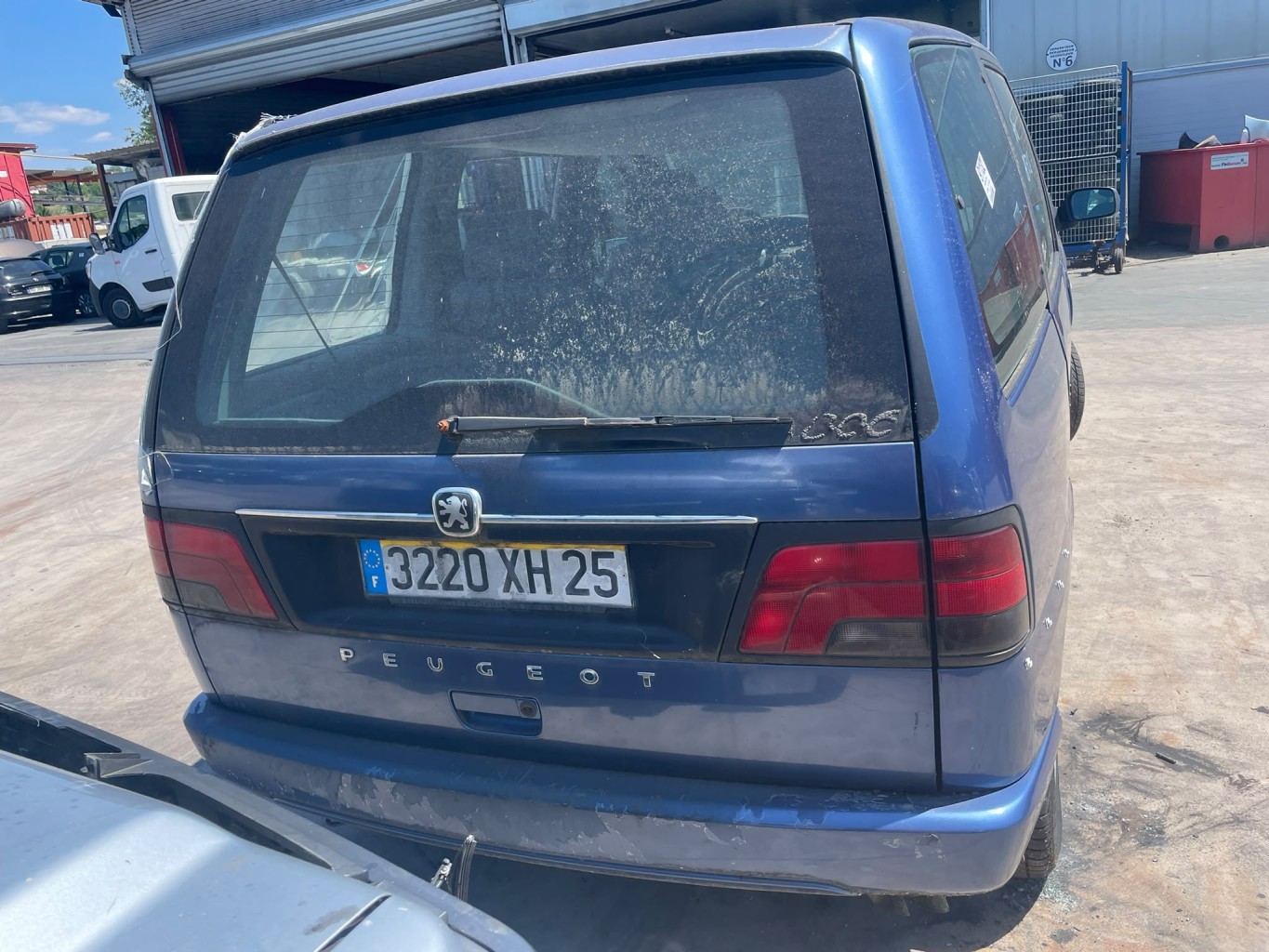 Malle/Hayon arriere pour PEUGEOT 806 PHASE 2 Malle/Hayon arriere pour PEUGEOT 806 PHASE 2