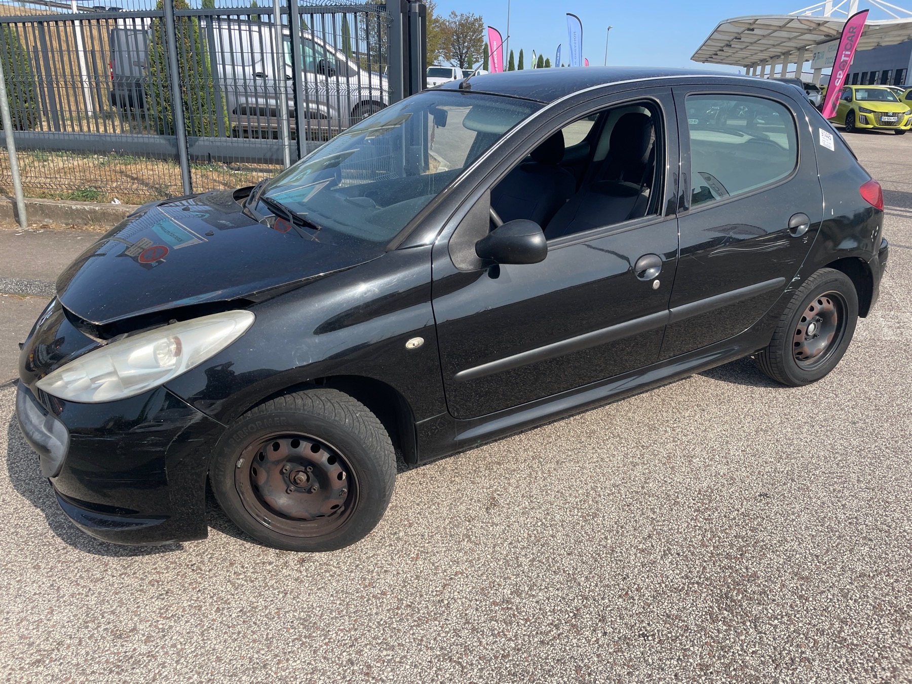 Optique avant principal gauche (feux)(phare) pour PEUGEOT 206+ Optique avant principal gauche (feux)(phare) pour PEUGEOT 206+