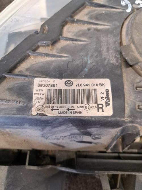 Image Optique avant principal droit (feux)(phare) - VOLKSWAGEN TOUAREG 1