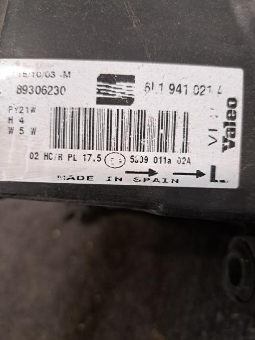 Image Optique avant principal gauche (feux)(phare) - SEAT IBIZA 3