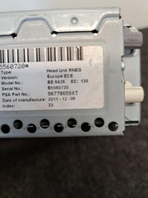 Image Autoradio d'origine - PEUGEOT 207