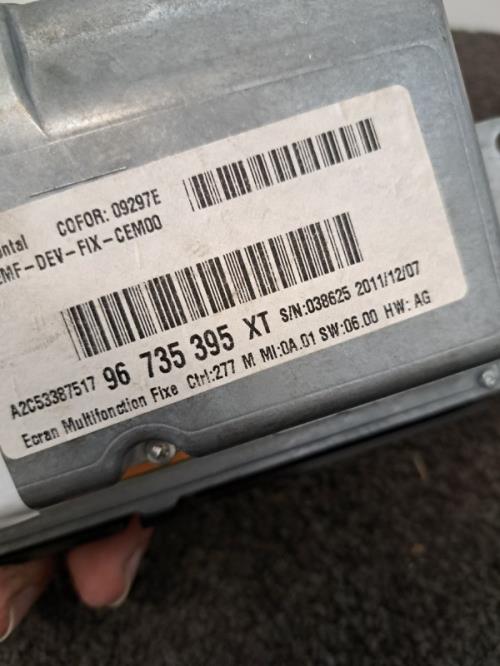 Image Ecran GPS - PEUGEOT 207