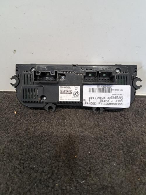 Image Commande chauffage - VOLKSWAGEN GOLF 7