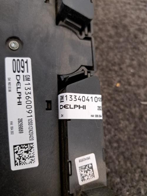 Image Commande chauffage - OPEL ASTRA J