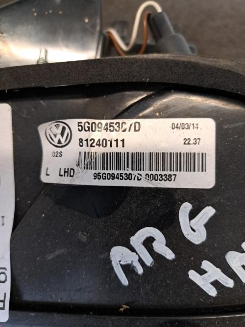 Image Feu arriere secondaire gauche (feux) - VOLKSWAGEN GOLF 7