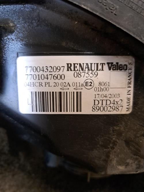 Image Optique avant principal droit (feux)(phare) - RENAULT SCENIC 1