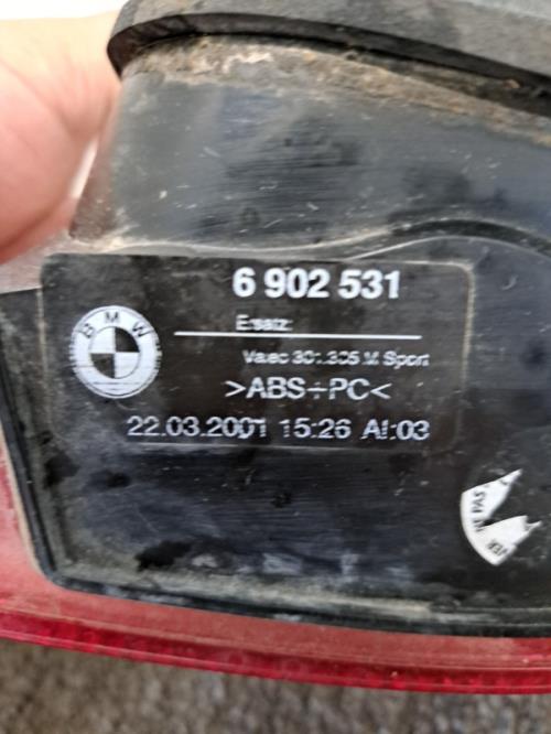 Image Feu arriere principal gauche (feux) - BMW SERIE 5 E39