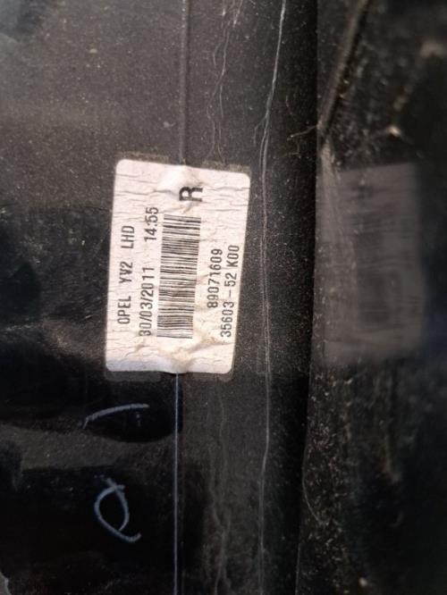 Image Feu arriere principal droit (feux) - OPEL AGILA A