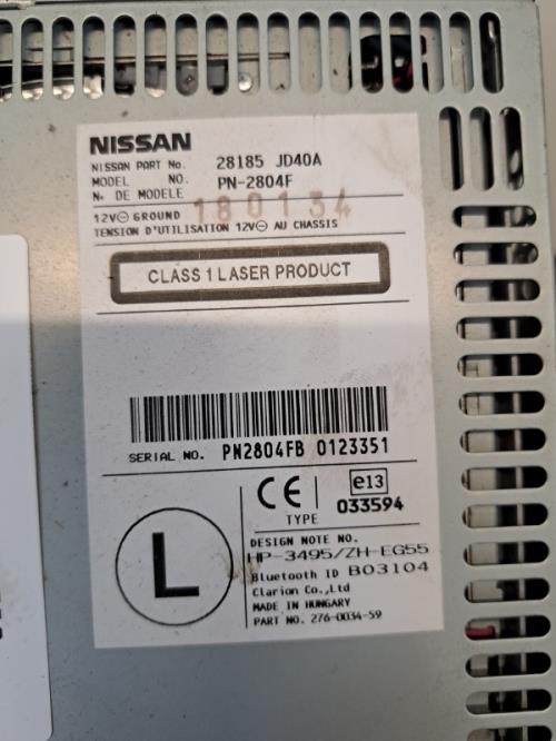 Image Autoradio - NISSAN QASHQAI 1