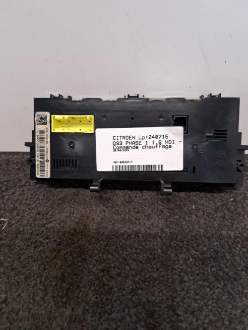 Image Commande chauffage - CITROEN DS3