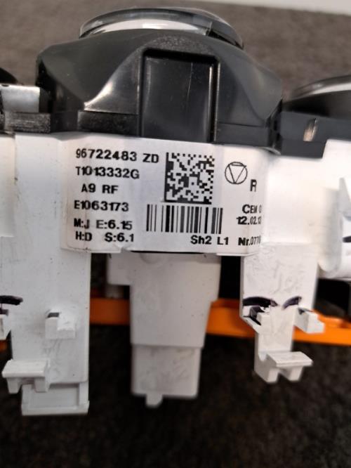 Image Commande chauffage - PEUGEOT 208 1