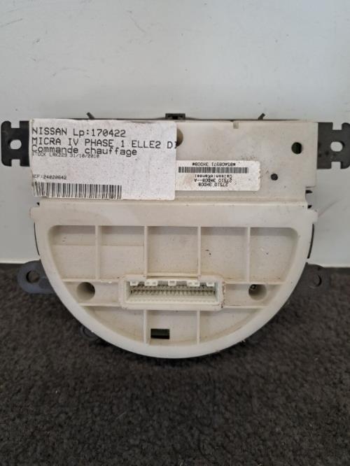 Image Commande chauffage - NISSAN MICRA 4
