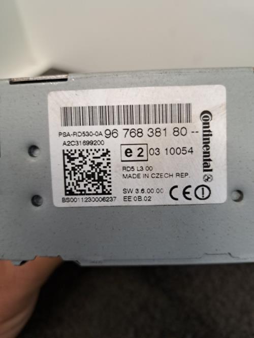 Image Autoradio d'origine - CITROEN C4 2