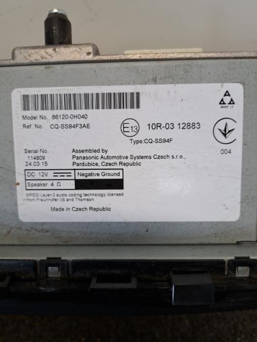 Image Autoradio d'origine - PEUGEOT 108