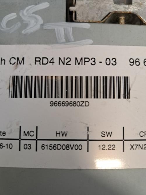 Image Autoradio d'origine - CITROEN C5 2