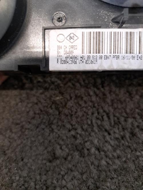 Image Commande chauffage - RENAULT MEGANE 2