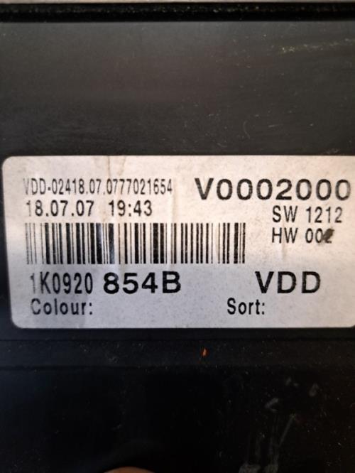 Image Compteur - VOLKSWAGEN GOLF 5