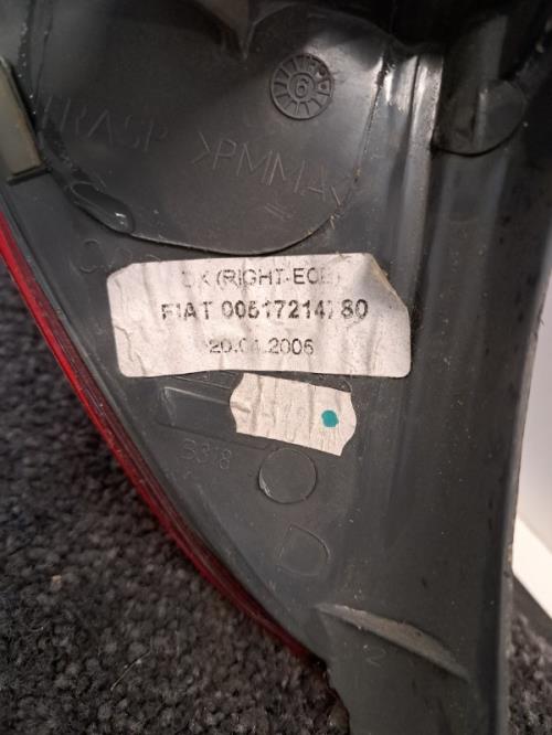 Image Feu arriere principal droit (feux) - FIAT PUNTO 2