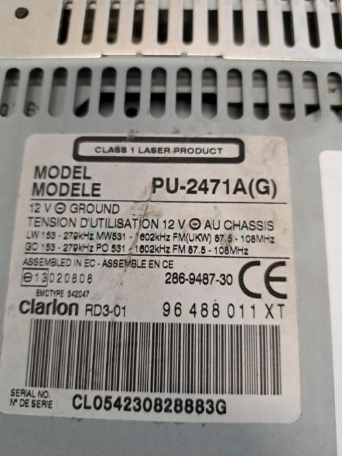 Image Autoradio d'origine - PEUGEOT 206