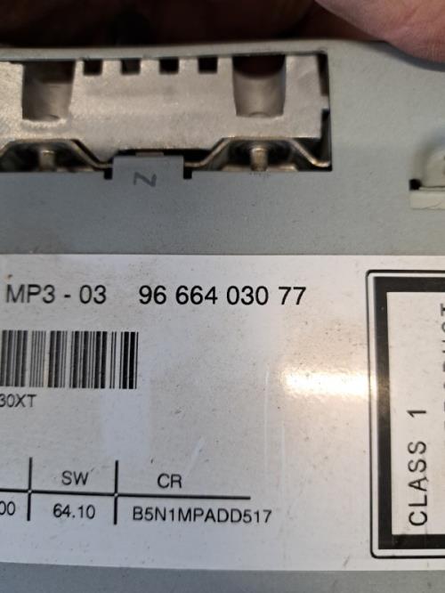 Image Autoradio d'origine - CITROEN C4 1